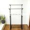 Double-pole removable simple hangers, telescopic drying racks, floor clothes rack