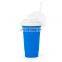 Factory Supply Reusable Ice Cream Pinch Quick Frozen Juice Wholesale Silicone Smoothie Cup