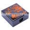 Hand Painted MDF Lacquer coaster set Of 6 Custom Color Drink Cup Coaster Luxury Set For Table Decor Wholesale