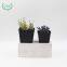 CUUC Galvanized Flower Pot Bucket Square Succulent Planter Small Plant Pots for Indoor Plants