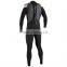 4/3MM MEN SUPER FLEX BLIND STITCH LONG SLEEVE NEOPRENE WETSUIT WITH BACK ZIP OPEN