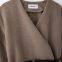 New style women's retro loose casual long-sleeved coat with belt and soft fabric.