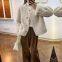 Winter new style mink fur coat, short, loose and slimming for women, Korean style fur coat with fur in one piece
