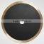Wet/dry cutting diamond saw blade for porcerlain and ceramic tile , superthin segment
