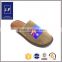 flag style china wholesale sandals, men leather sandals and slippers, duck feather and down slippers