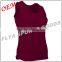 Women's high quality basic stringer singlet solid color sports tank top