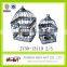 Black and White birdcage hanging birdcages decorative bird cages for weddings                        
                                                Quality Choice