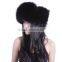 QD5667 Well Sale Beautiful Winter Warm Cute Girls Fox Fur Hat For Gift