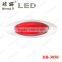 NEW PC Lens Chrome Housing Super Bright Oval Amber Super Bright LED Side Light