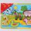 Hot new product 2015 animal wooden children puzzle
