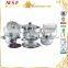 MSF High Quality Stainless Steel Frying Pan With Theromometer Knob and Electrocorrosion Pattern Exterior MSF-3817