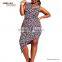 Cheap Summer Black Tank Top Tribal Print Skirt Flared Dress Online Shopping