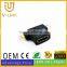 High quality 1 to 2 hdmi adapter with high speed data transmission