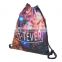 China Suppliers Brand New 3D Full Print Whatever Galaxy Polyester Drawstring Bag