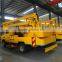 New design 18m telescopic aerial work platform truck