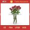 Wholesale single champagne glass footed long stem flower vase