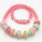 >>Best selling kids Candy Beaded chunky Bubblegum Necklace/