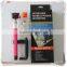 TMO-03 bluetooth monopod selfie stick , colorful wireless monopod bluetooth selfie stick