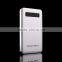 High efficiency portable cell phone power bank 4000mah with 4 led light