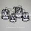 Novelty Modern Acrylic Chandelier Ceiling Lamp with Hollow glass lamp shade