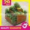 Weathering Steel Cube Planter Corten Steel Planter Customized
