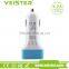 Veister Micro interface USB car charger WITH highlight plastic 7.2a smart car charger
