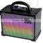 stage speaker with disco light with portable handle Multi-Color wireless club pro system trolley speaker
