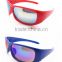 Colorful Custom Plastic Sports Sunglass/Protective Sports Eyewear For Riding