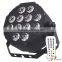 12pcs 12W RGBWA 5 IN 1 led flat par 64 can