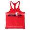 Wholesale Plain Custom Summer Sport Mens Bodybuilding Gym Shark Wear Stringer Clothing Singlet