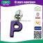 OIO Garment Washable Plastic Letter Zipper Slider