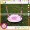 Ladybug style wood swing,Kids toy garden outdoor swing