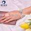 Natural fresh water 3 strand pearl bracelet with alloy beautiful clasp
