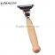 High quality wood handle shaving brush set shaving stand