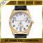 decorated small hands perfect japan movement watch date function steel watch