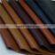 Crazy horse woven finished pattern china high quality pu leather material