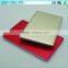 2015 new coming aliuminum buit in cable slim card power bank 1500mah
