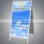 A-boards Pavement Sign Poster Snap Frame in aluminium