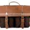 Vintage canvas leather messenger bag for mens