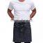 Custom high quality waist apron denim with pockets