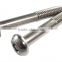 Six lobe countersunk head with a pin Stainless steel Security Screw