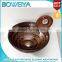 National Standard Restaurant Brown Glass Bathroom Sink Bowl