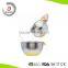 3 piece stainless steel salad bowl set food bowl set mixing bowl set with handle and spout