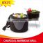 High quality outdoor round backpack bbq grill