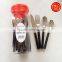 Color Mixed Tableware Carrefour Cutlery Set
