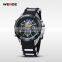 2015 LCD Men Watch White Quartz Sport Wrist Watch Digital Date Day Alarm Dual Time quartz timepiece