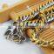 Variety color chain necklace stainless steel curb chain for man