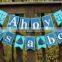 Ahoy It Is A Boy baby shower boy birthday party decoration supplies paper triangle flag                        
                                                                                Supplier's Choice