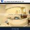 2015 Modern Curved L-shape Reception Counter/Salon Reception Counter