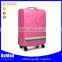 Fashion design PU leather travel luggage